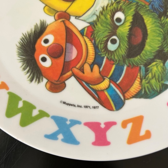 Vintage Sesame Street Plate. - Picture 2 of 4